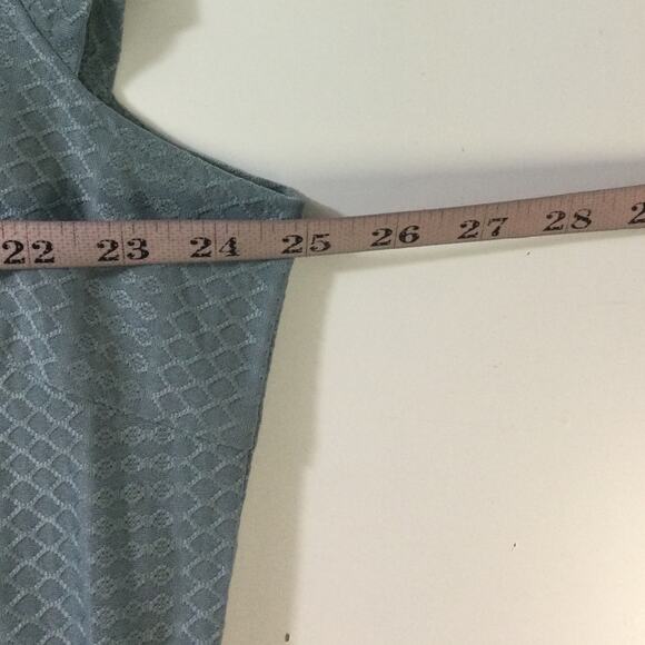 BLOOMCHIC 22-24 3X Plus Sage Green Textured Waist Tie Knit Midi Dress NWT B159 - Picture 6 of 12